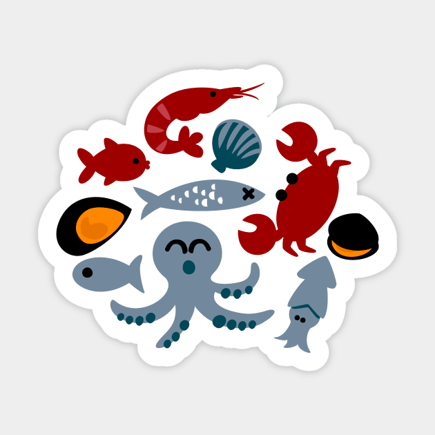 Seafood Sticker by soniapascual